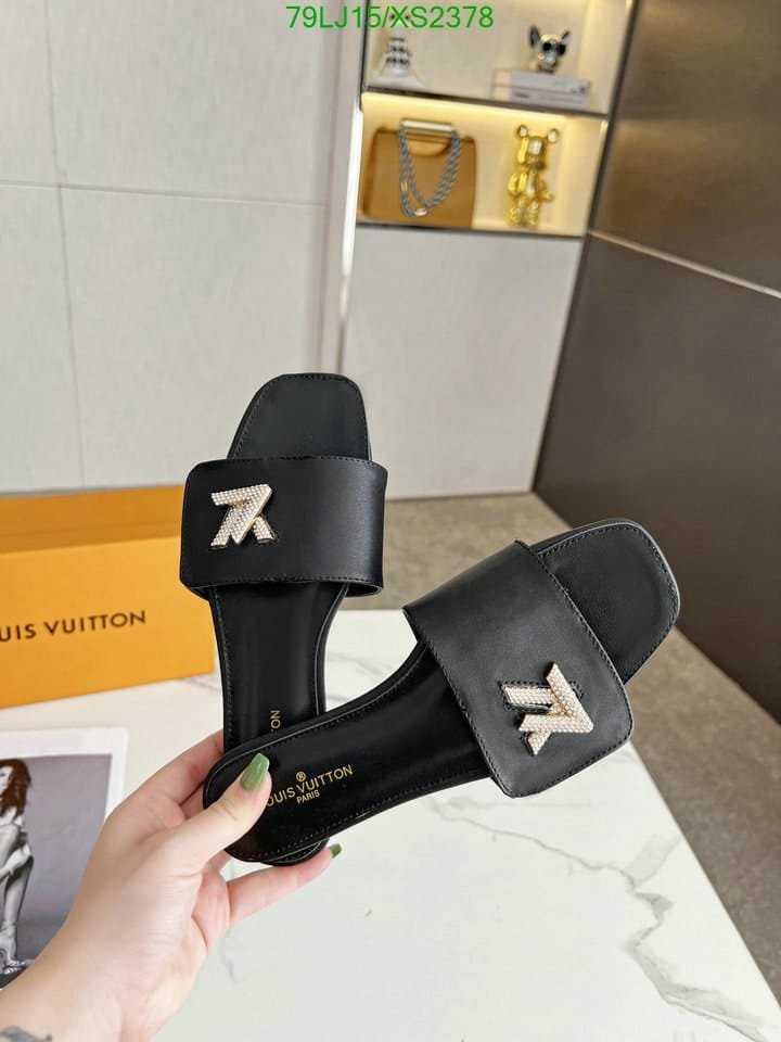 L0vis Vvtt0n Shake Flat Mule Black 1Ab10Y