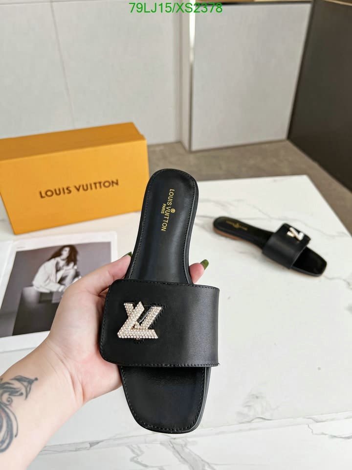 L0vis Vvtt0n Shake Flat Mule Black 1Ab10Y