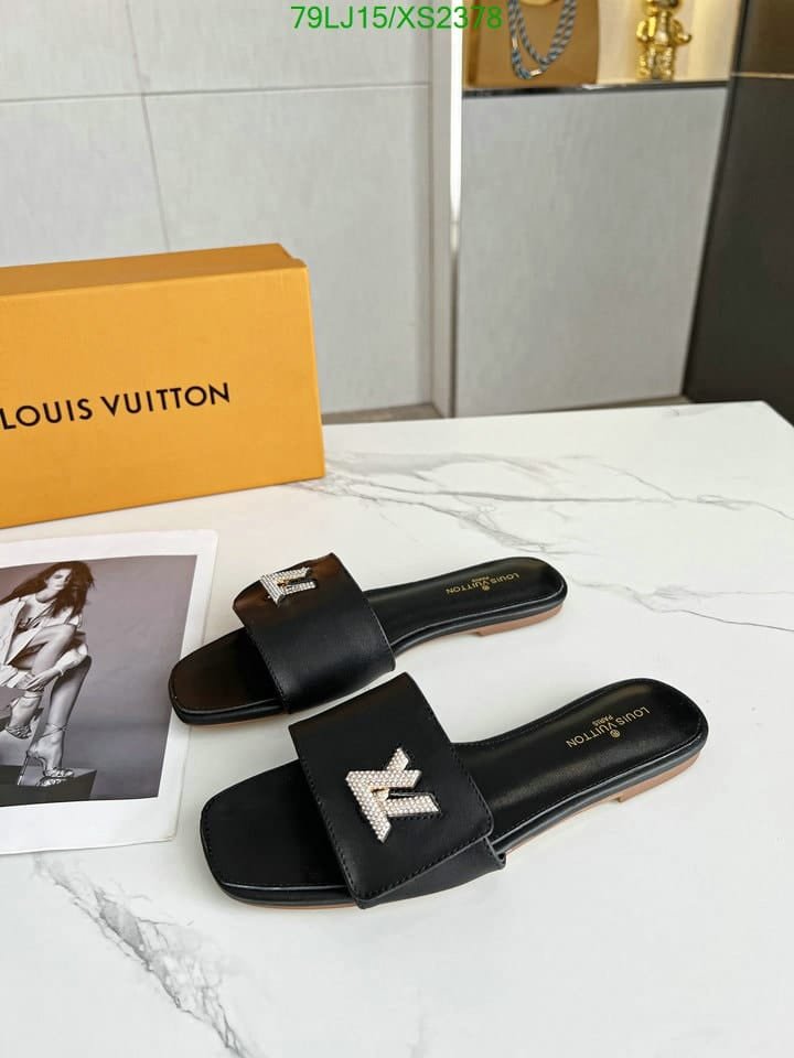 L0vis Vvtt0n Shake Flat Mule Black 1Ab10Y