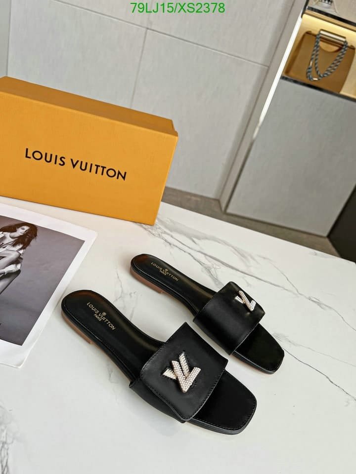 L0vis Vvtt0n Shake Flat Mule Black 1Ab10Y