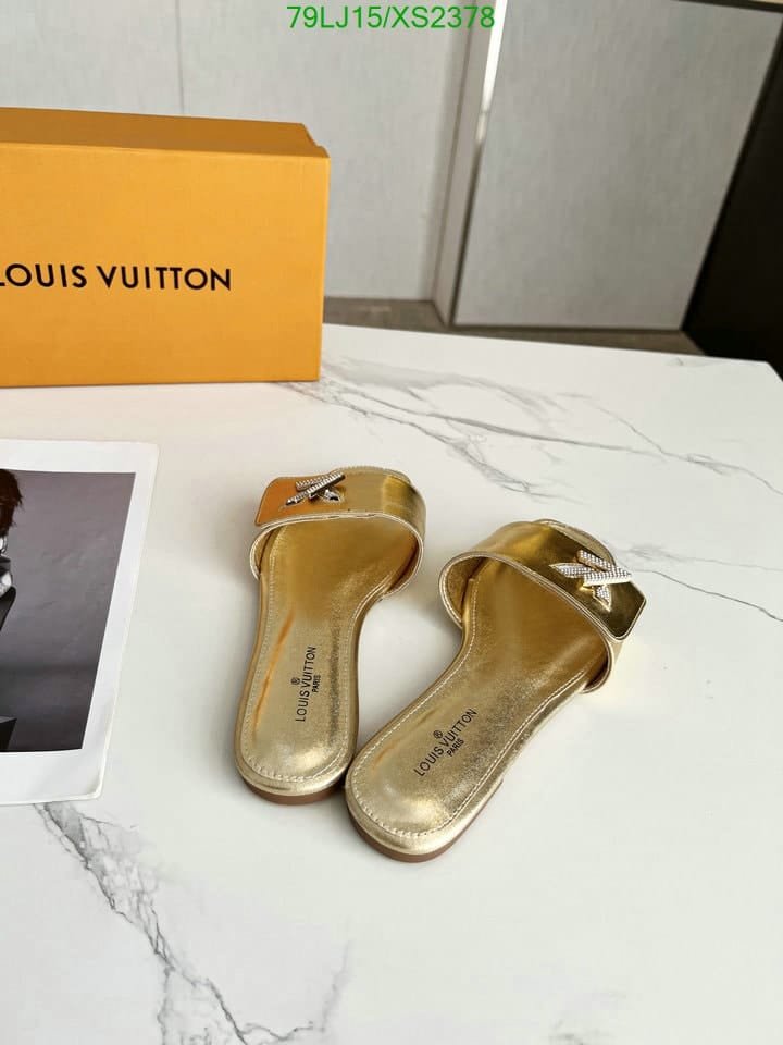L0vis Vvtt0n Shake Flat Mule Gold 1Ab2Rd
