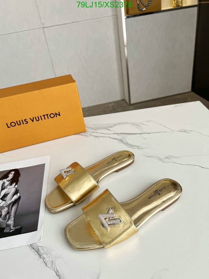 L0vis Vvtt0n Shake Flat Mule Gold 1Ab2Rd