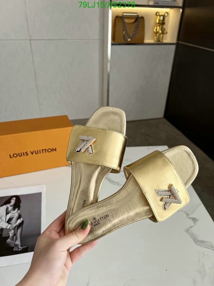 L0vis Vvtt0n Shake Flat Mule Gold 1Ab2Rd