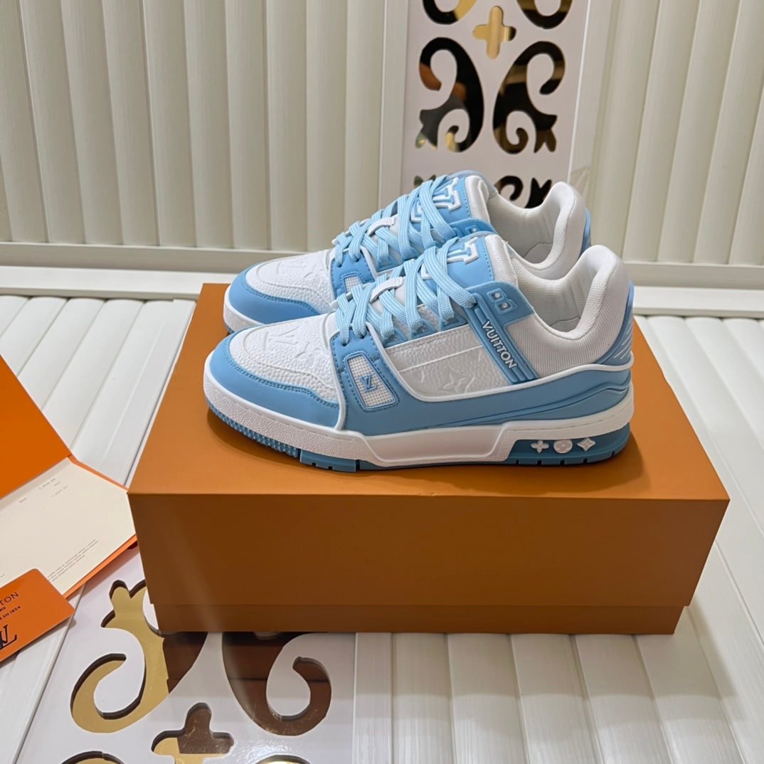 L0vis Vvtt0n Lv Trainer Sneaker Blue Ciel 1Agzd4