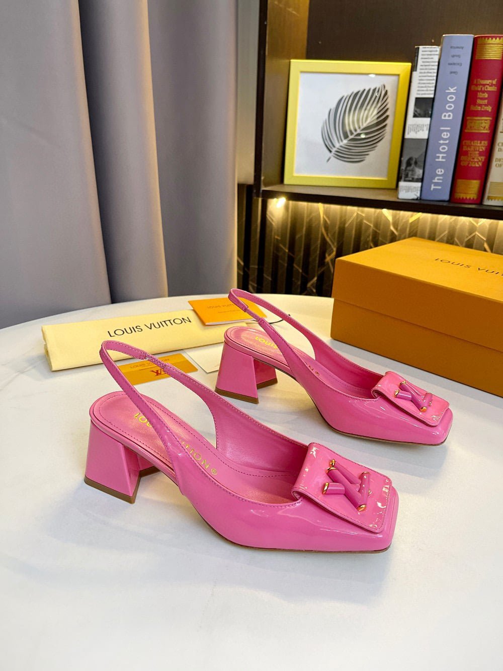 L0vis Vvtt0n Shake Slingback High Heels Pink 1Ab0Wc
