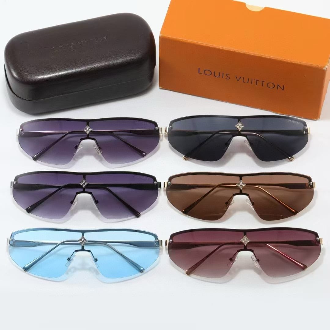 L0vis Vvtt0n Cyclone Mask Sunglasses Blue With Silver