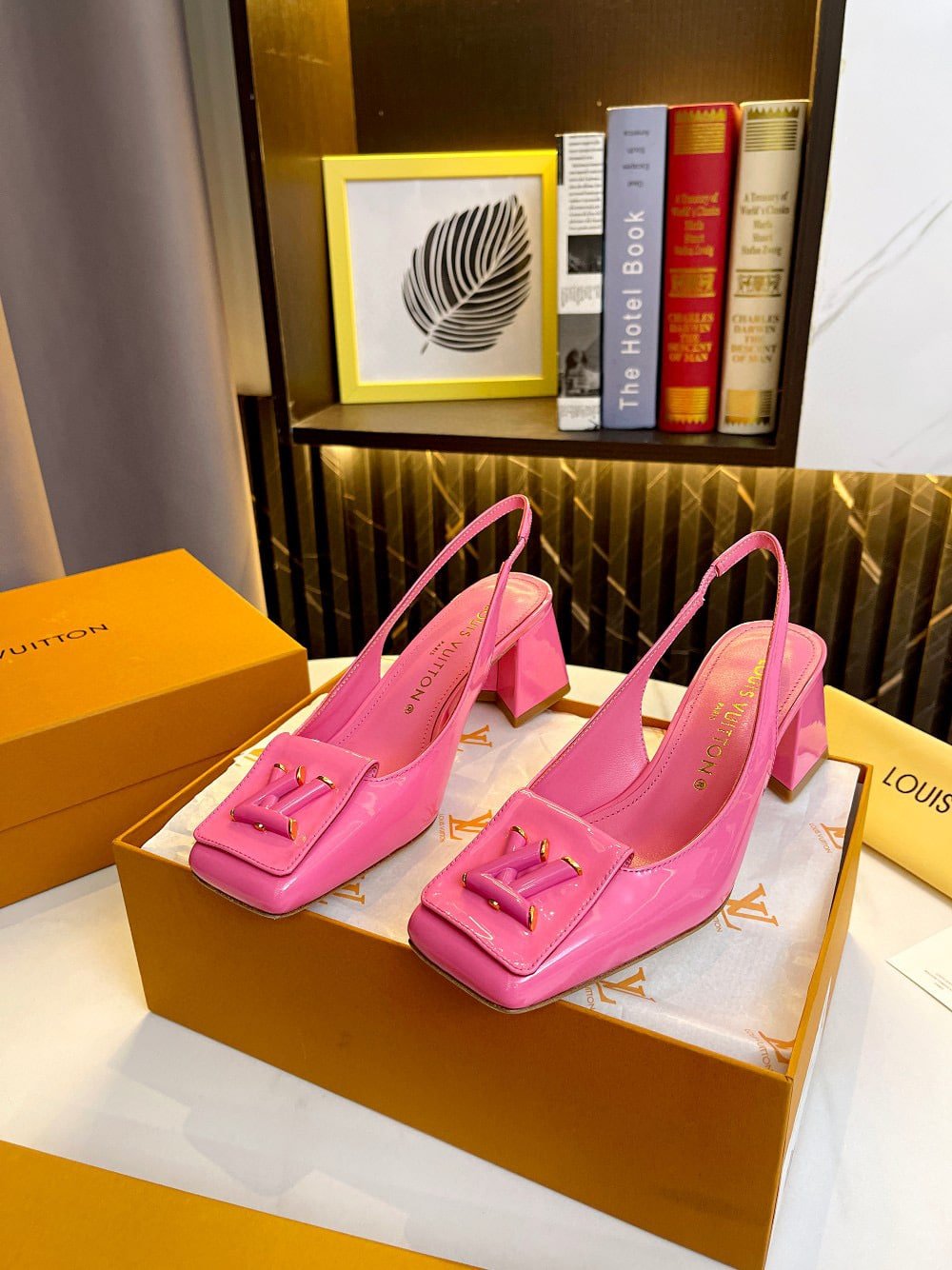 L0vis Vvtt0n Shake Slingback High Heels Pink 1Ab0Wc