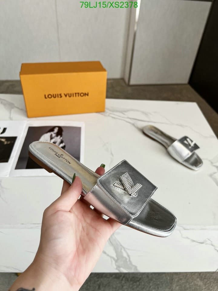 L0vis Vvtt0n Shake Flat Mule Silver 1Ab2Qz