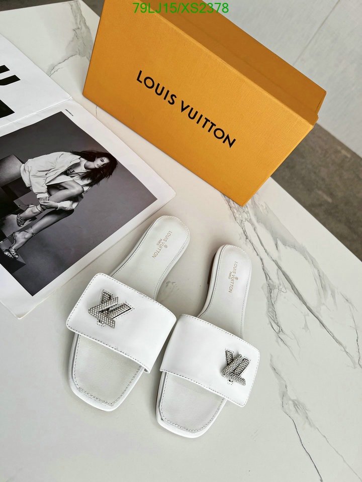 L0vis Vvtt0n Shake Flat Mule White