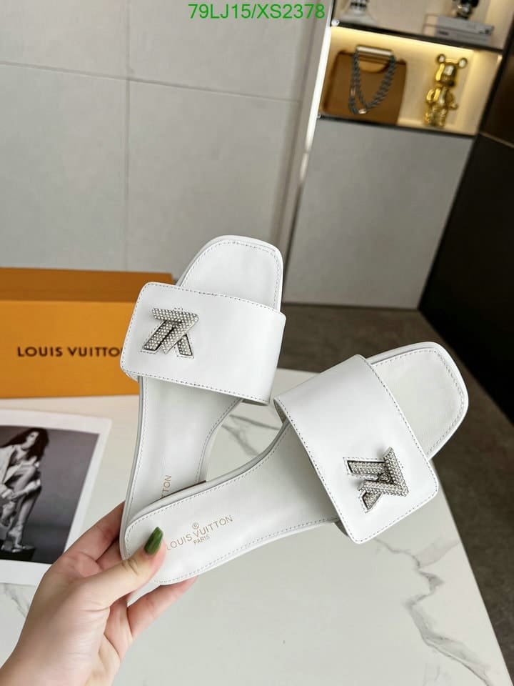L0vis Vvtt0n Shake Flat Mule White