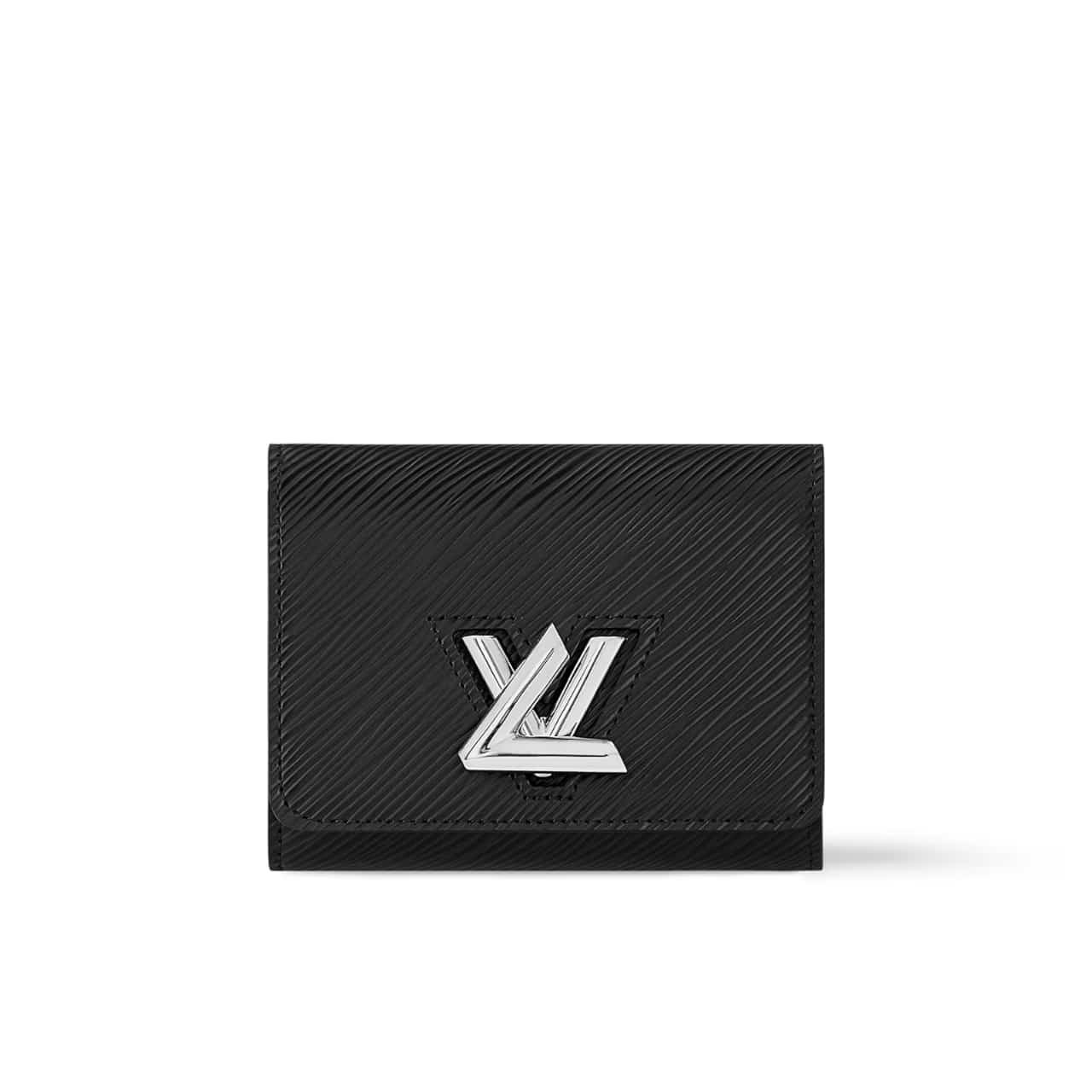 L0vis Vvtt0n Twist Compact Wallet Black 12Cm M64414