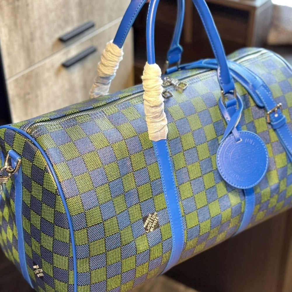 L0vis Vvtt0n Keepall Bandoulière Blue Green 45Cm