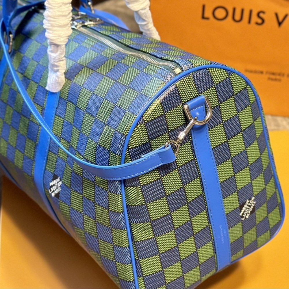 L0vis Vvtt0n Keepall Bandoulière Blue Green 45Cm