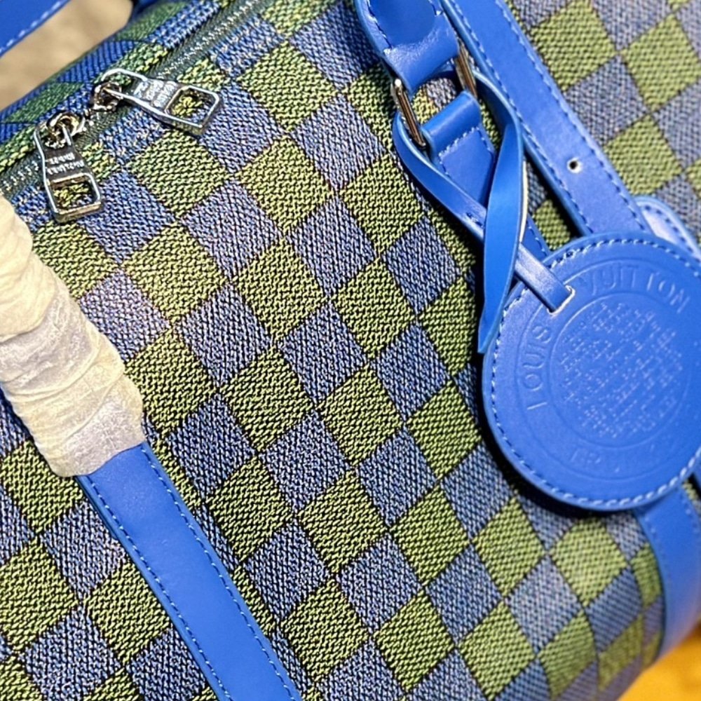 L0vis Vvtt0n Keepall Bandoulière Blue Green 45Cm