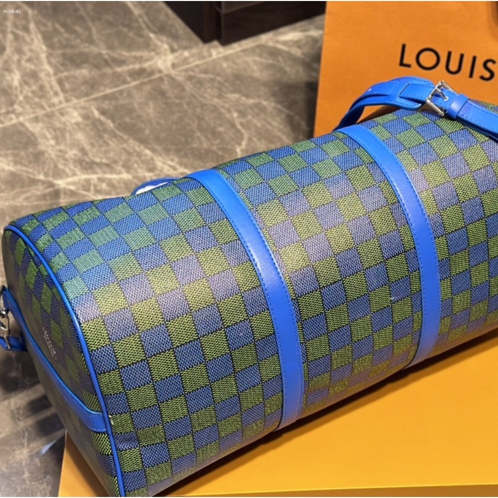 L0vis Vvtt0n Keepall Bandoulière Blue Green 45Cm
