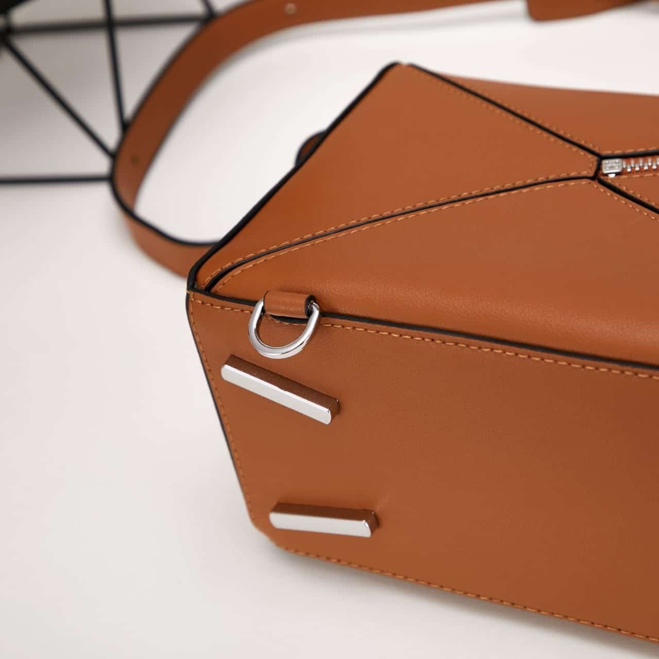 L0ew* Puzzle Leather Shoulder Bag 24Cm Tan