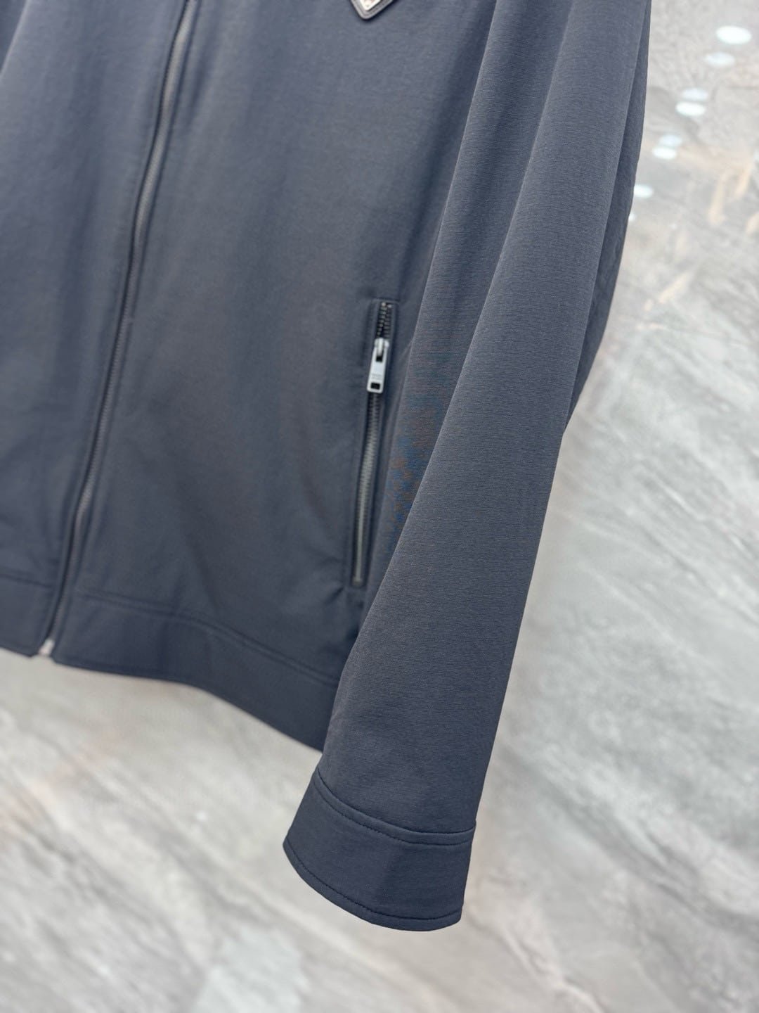 Pra*a Technical Poplin Jacket Blue