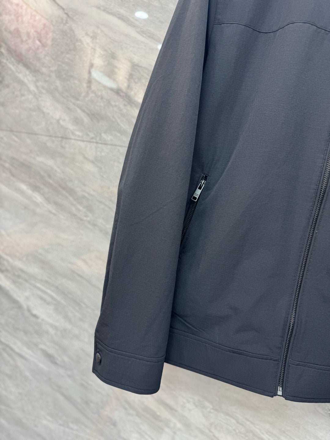 Pra*a Technical Poplin Jacket Blue
