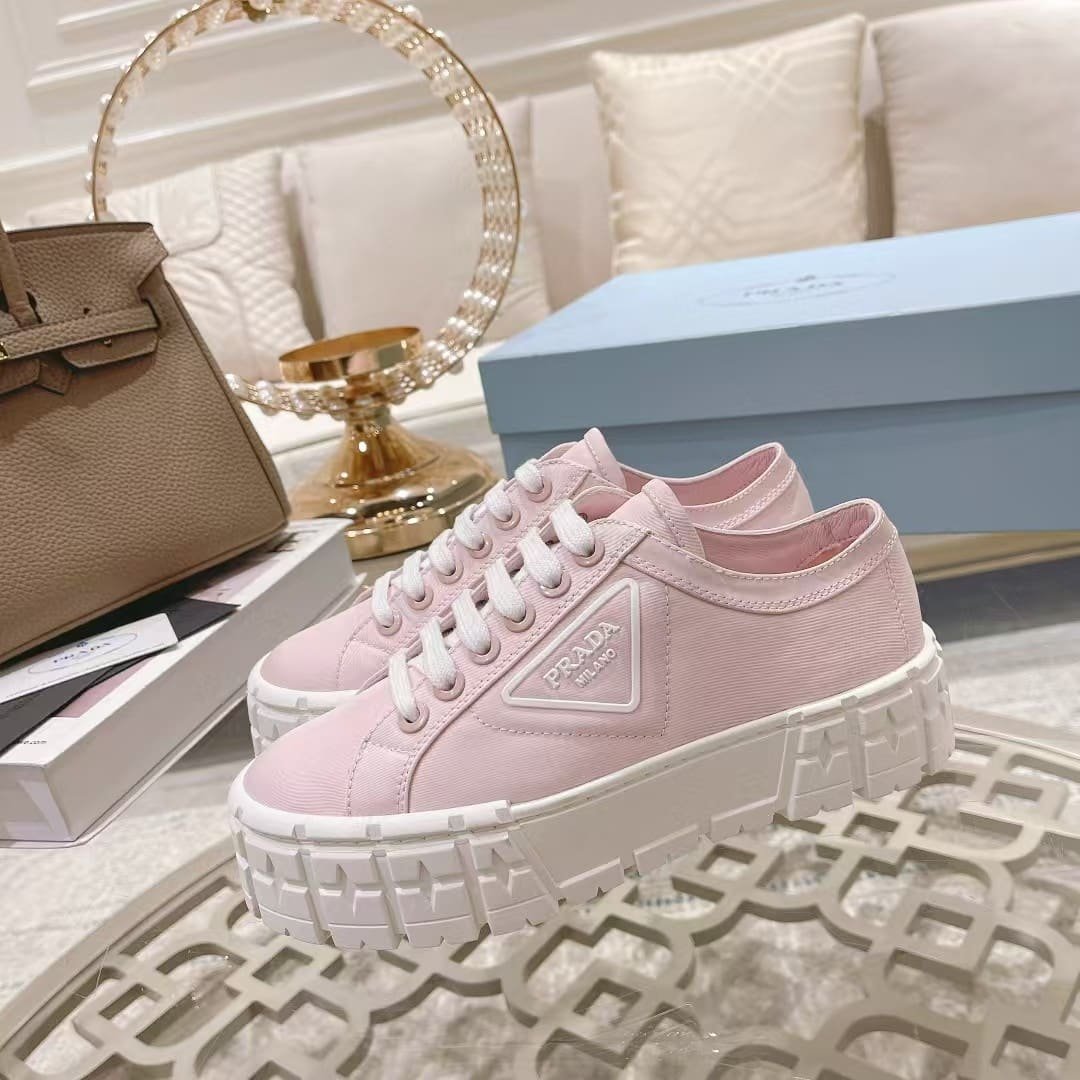 Pra*a Double Wheel Nylon Gabardine Sneaker Light Pink 1E260M3Lfxf0E18F050