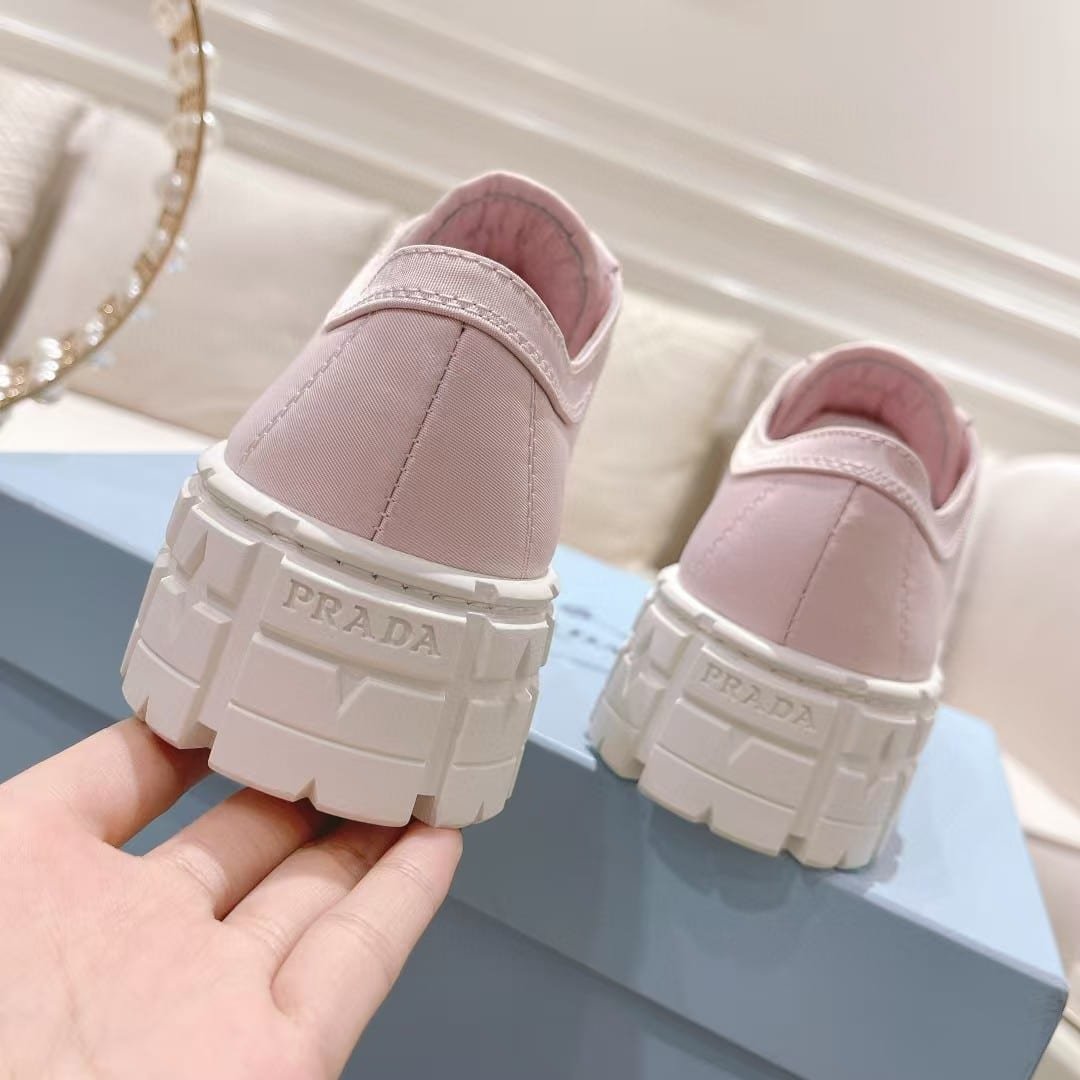 Pra*a Double Wheel Nylon Gabardine Sneaker Light Pink 1E260M3Lfxf0E18F050