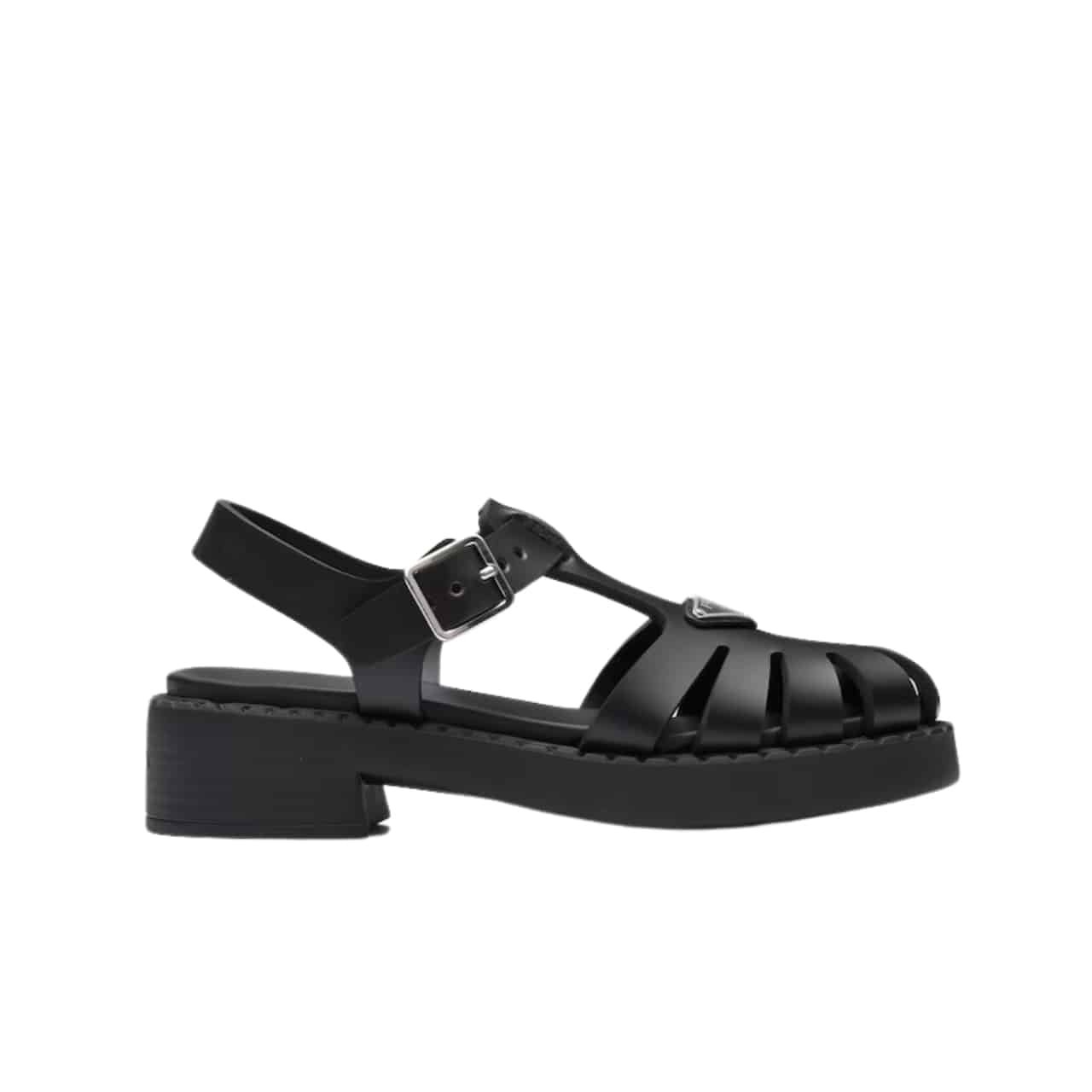 Pra*a Sporty Foam Rubber Sandals Black 1X857M 3Lkk F0002 F 050