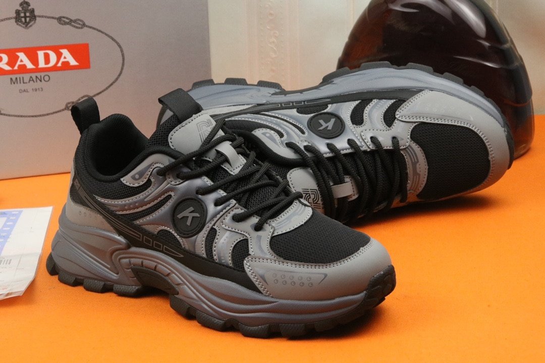 Pra*a Sport Running Sneaker In Black