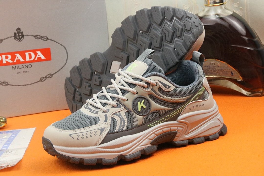 Pra*a Sport Running Sneaker In Grey