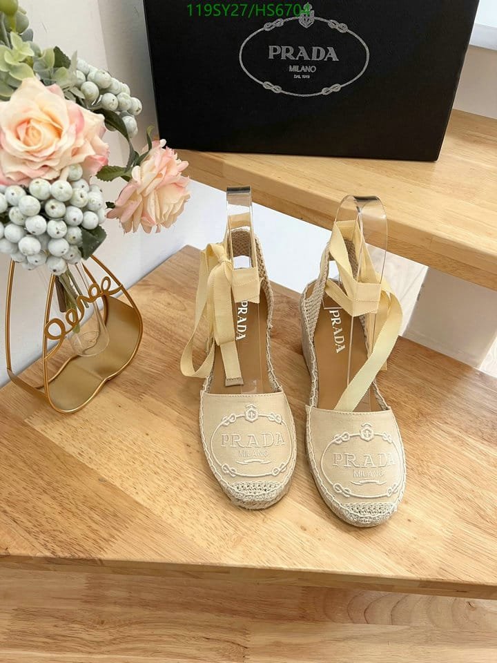 Pra*a Linen Espadrille Wedge Sandals Beige