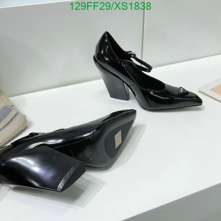 Pra*a Modellerie Leather Mary Jane Pumps In Nero Black