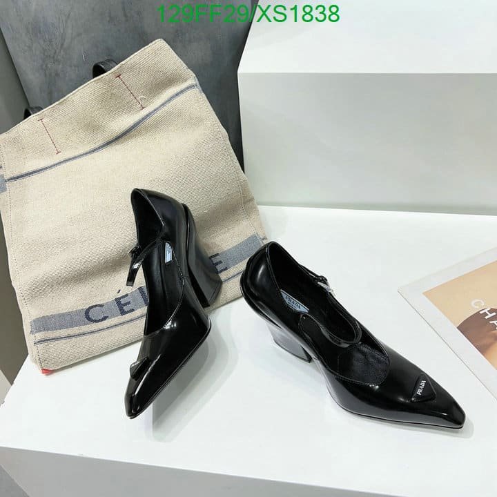 Pra*a Modellerie Leather Mary Jane Pumps In Nero Black