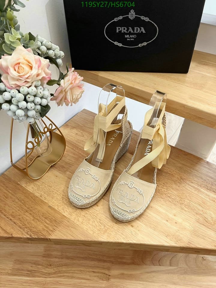 Pra*a Linen Espadrille Wedge Sandals Beige