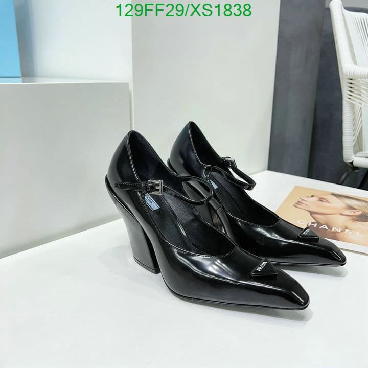 Pra*a Modellerie Leather Mary Jane Pumps In Nero Black