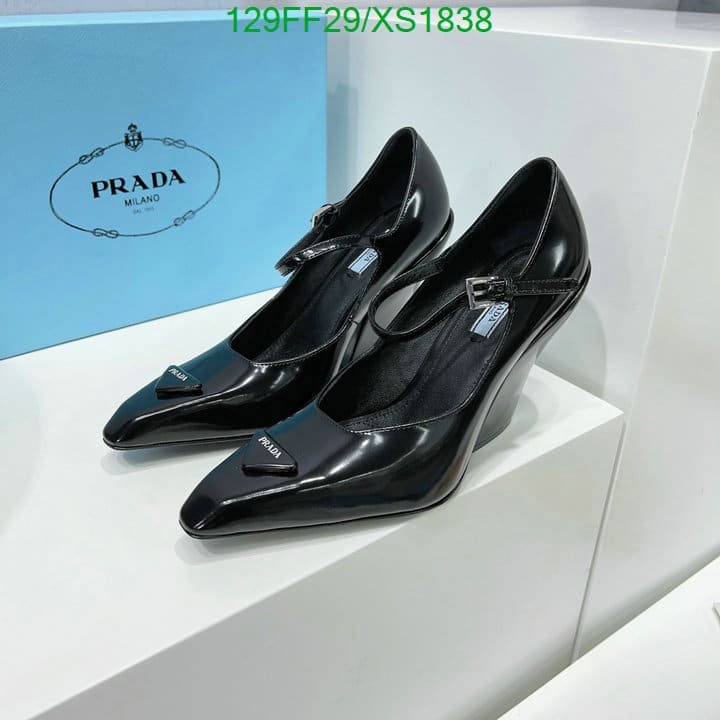 Pra*a Modellerie Leather Mary Jane Pumps In Nero Black