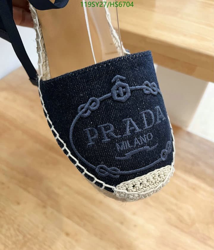 Pra*a Linen Espadrille Wedge Sandals Blue