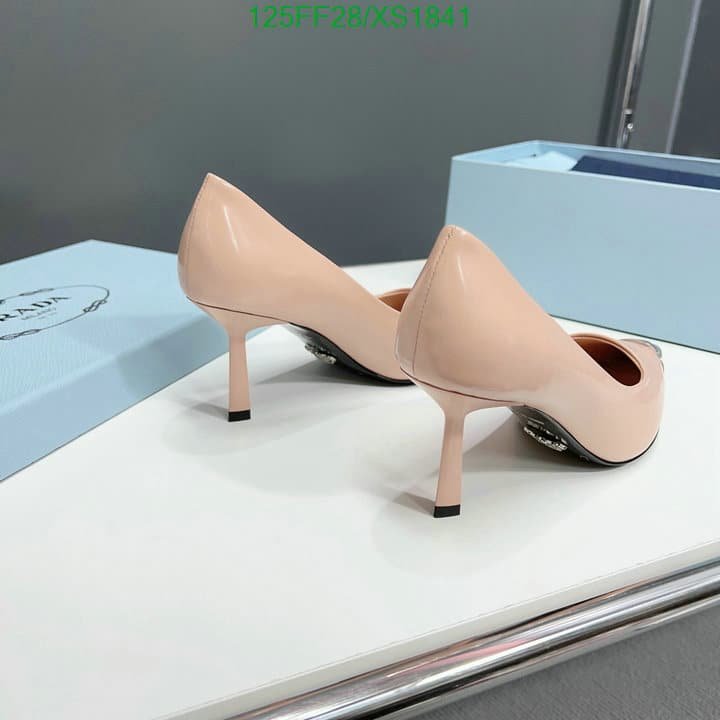 Pra*a Brushed Leather Pumps Pink