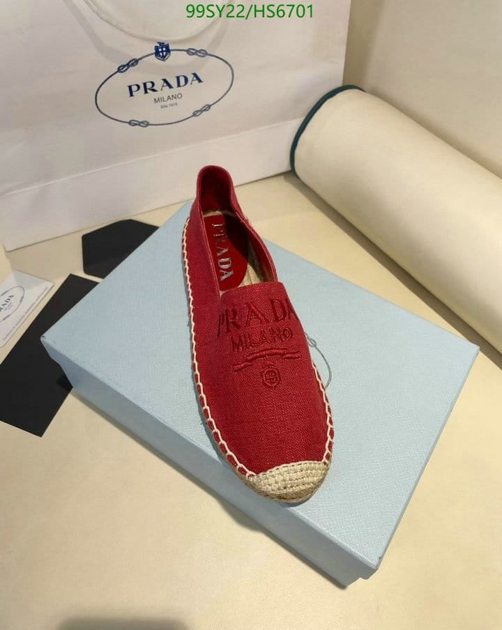 Pra*a Linen Espadrilles Red