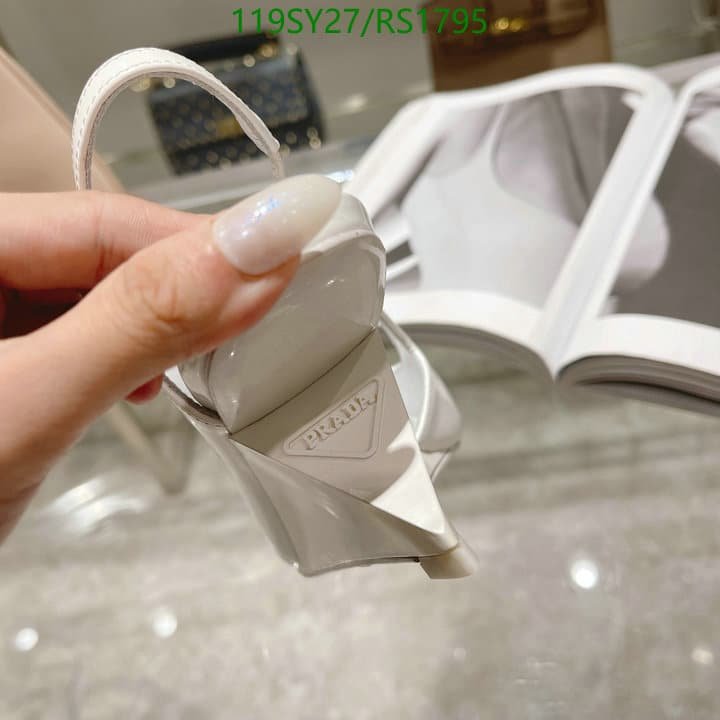 Pra*a Brushed Leather Slingback Pumps White