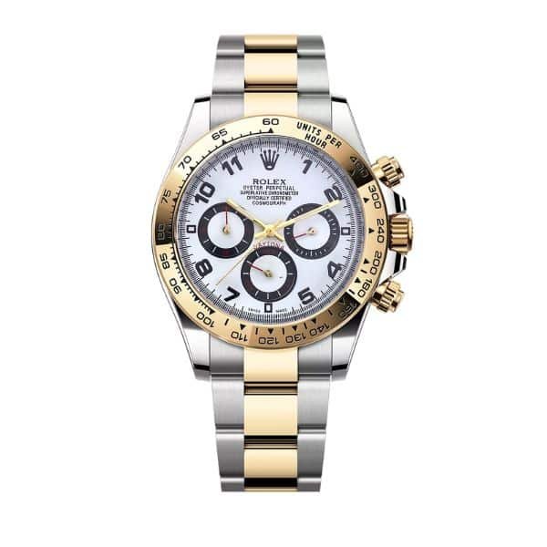 R01ex Oyster Perpetual Cosmograph Daytona In Silver And Gold 40Mm