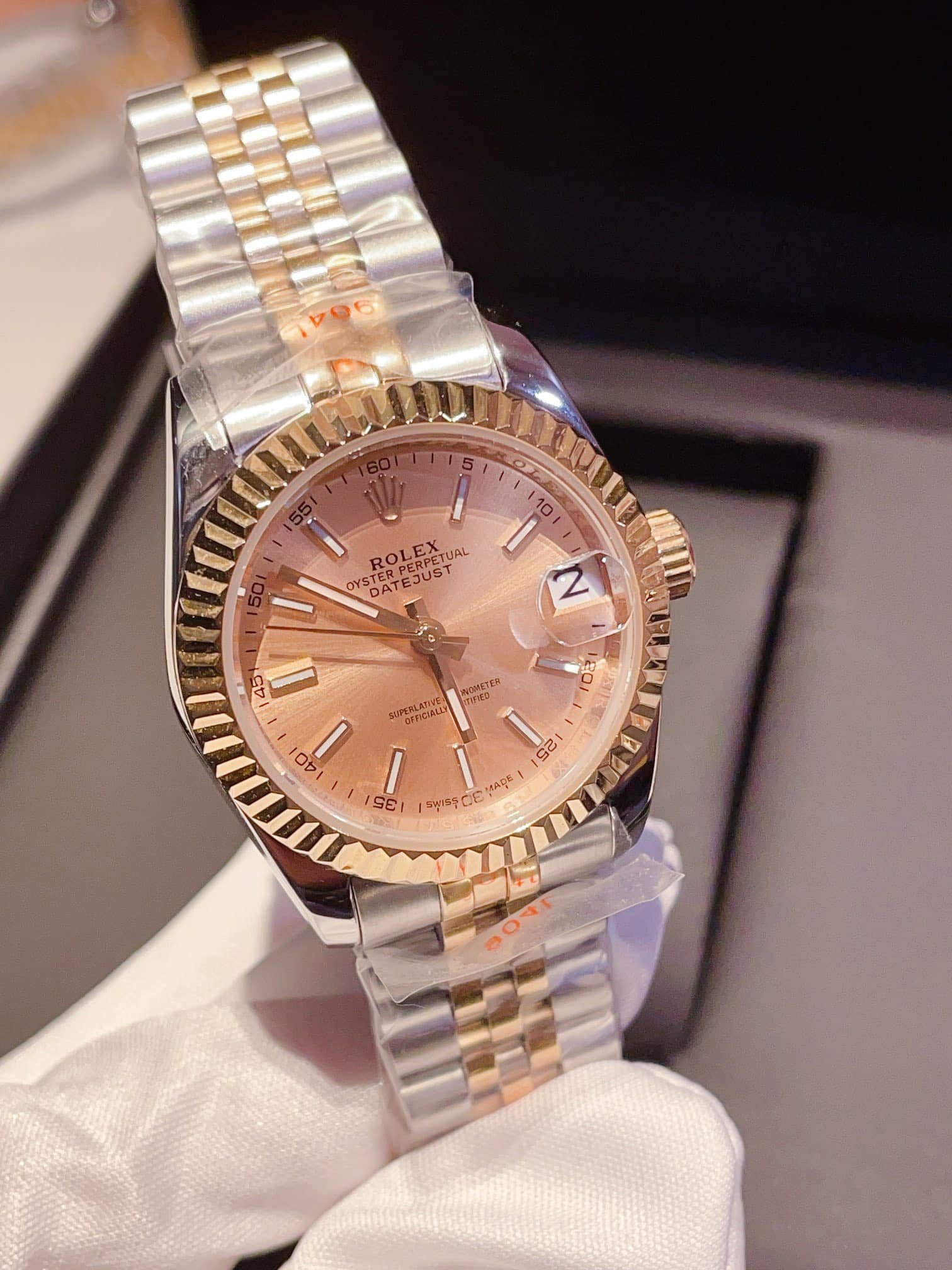 R01ex Datejust 31 Gold In Pink 40Mm