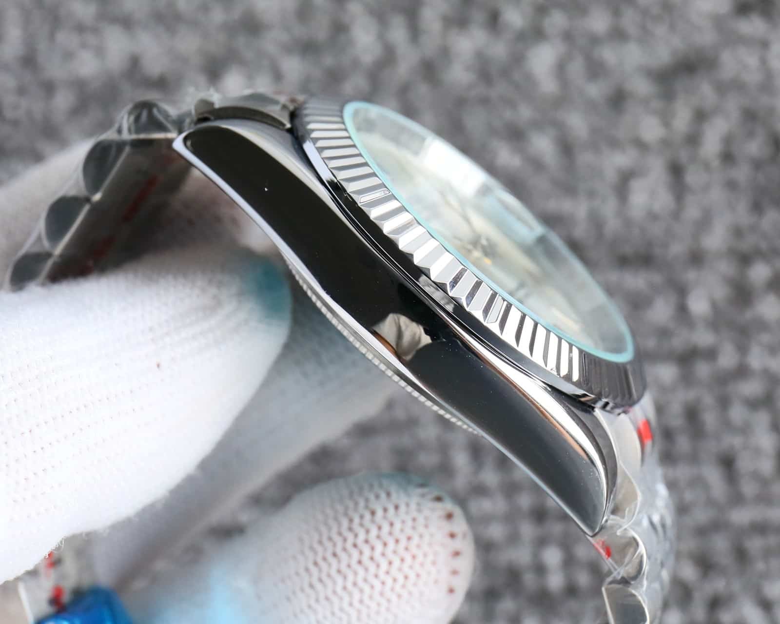 R01ex Datejust Roman Numeral Oystersteel And White Gold In Silver 41Mm