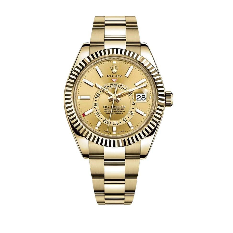 R01ex Sky Dweller Yellow Gold 42Mm 326938