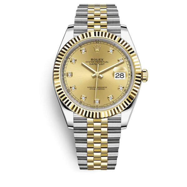 R01ex Datejust Gold Watch 41Mm 126333 0012