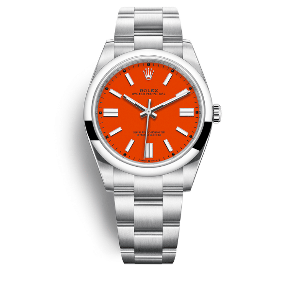 R01ex Oyster Perpetual Red 41Mm 124300
