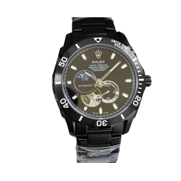 R01ex Oyster Perpetual Cosmograph Moonphase Black Dial 40Mm