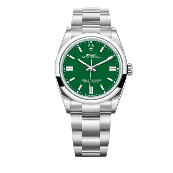 R01ex Oyster Perpetual Watch 41Mm Green Dial 126000 0005