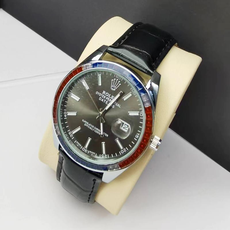 R01ex Oyster Perpetual Datejus Black Dial Ruby Around 40Mm