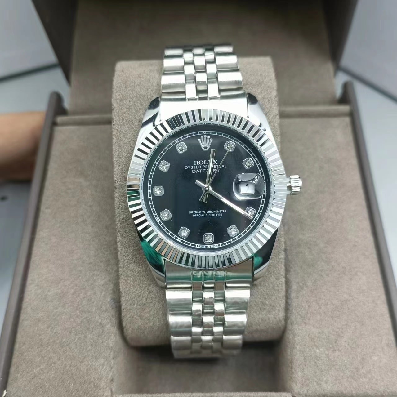 R01ex Datejust Black Watch 41Mm 126333 0012