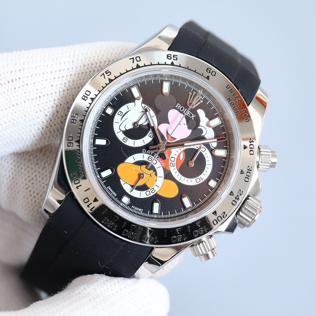 R01ex Cosmograph Daytona Mickey Mouse Black Dial 40Mm 116519Ln 0027