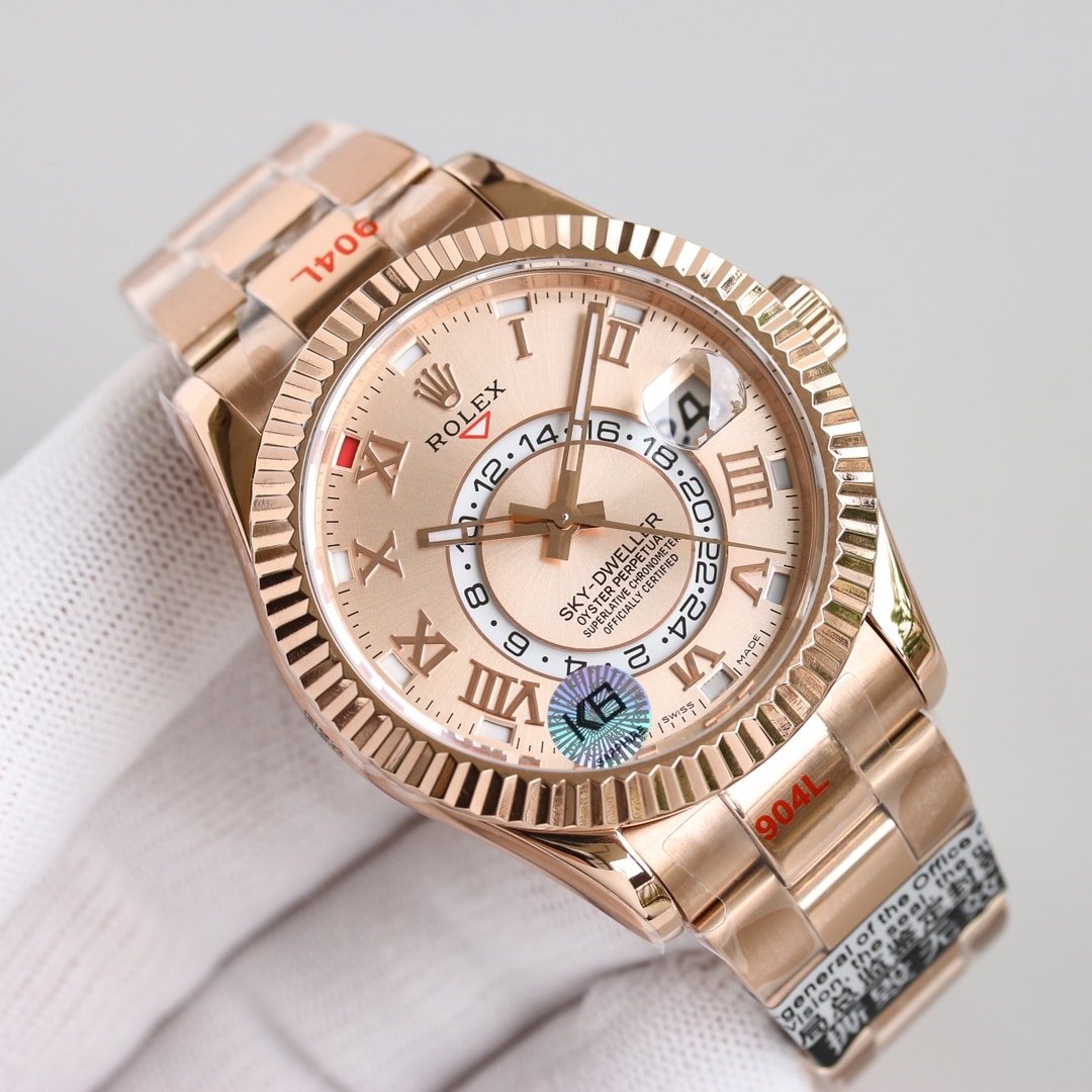 R01ex Oyster Perpetual Watch 42Mm Everose Gold 326935