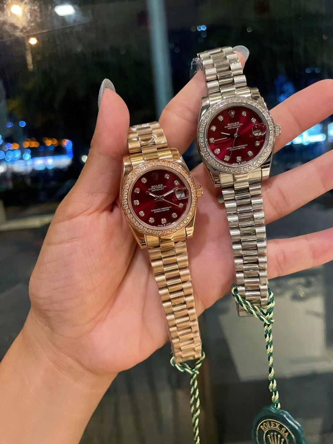 R01ex Lady Datejust Demi Red Dial And Silver 31Mm 278383Rbr 0020